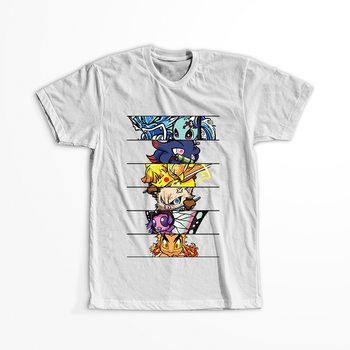 Koszulka Biała - Pokemon - WYBIERZ KOLOR KOSZULKI I FASON