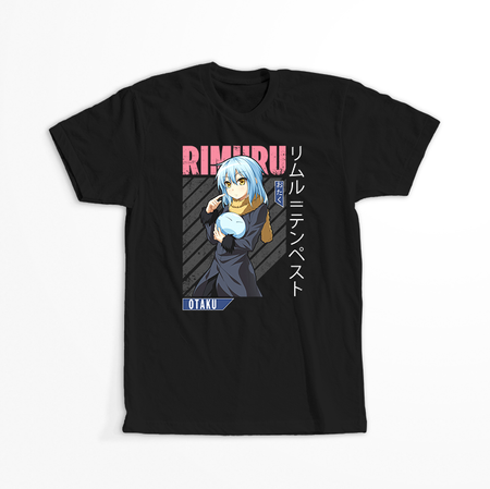 Koszulka Czarna Tensei Shitara Slime Datta Ken - WYBIERZ KOLOR KOSZULKI I FASON