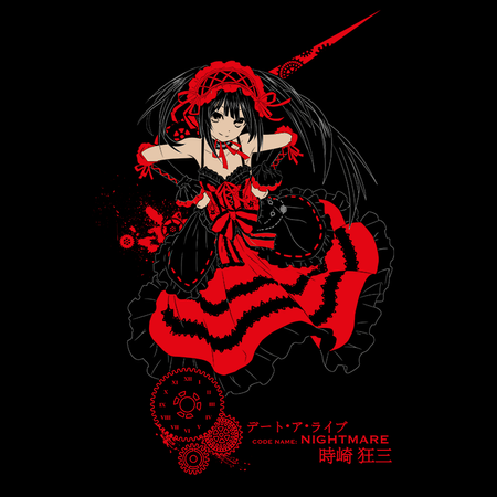 Koszulka Biała - Date a live - WYBIERZ KOLOR KOSZULKI I FASON