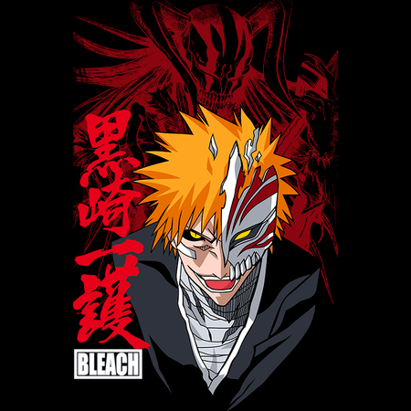 Koszulka Czarna Bleach - WYBIERZ KOLOR KOSZULKI I FASON