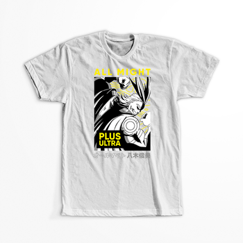 Koszulka Biała My Hero Academia / Akademia bohaterów - WYBIERZ KOLOR KOSZULKI I FASON