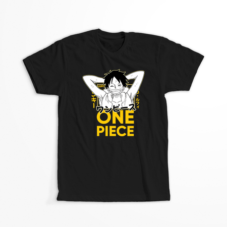 Koszulka Czarna One Piece - WYBIERZ KOLOR KOSZULKI I FASON