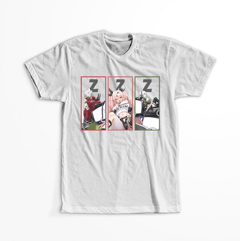 Koszulka Biała - Zenless Zone Zero - WYBIERZ KOLOR KOSZULKI I FASON