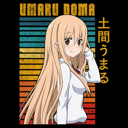 Koszulka Biała Himoto! Umaru-chan WYBIERZ KOLOR KOSZULKI I FASON