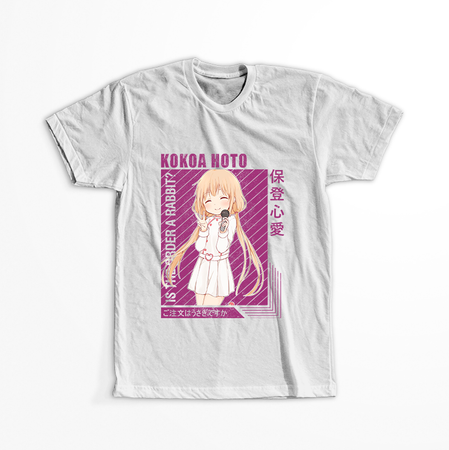 Koszulka Biała - Is the Order a Rabbit? - WYBIERZ KOLOR KOSZULKI I FASON