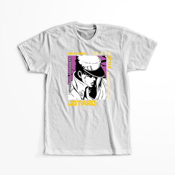 Koszulka Biała JOJO's Bizarre Adventure - WYBIERZ KOLOR KOSZULKI I FASON