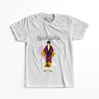 Koszulka Biała Gintama WYBIERZ KOLOR KOSZULKI I FASON