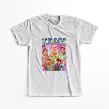 Koszulka Biała KPop Demon Hunters WYBIERZ KOLOR KOSZULKI I FASON