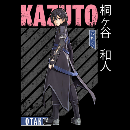 Koszulka Czarna Sword Art Online WYBIERZ KOLOR KOSZULKI I FASON