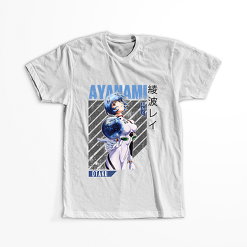 Koszulka Biała Neon Genesis Evangelion - WYBIERZ KOLOR KOSZULKI I FASON