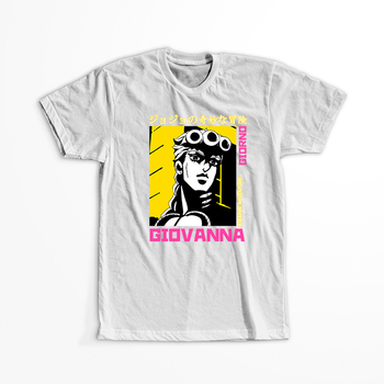 Koszulka Biała JOJO's Bizarre Adventure - WYBIERZ KOLOR KOSZULKI I FASON