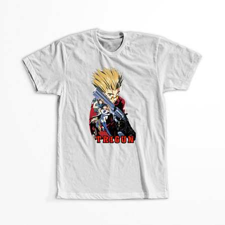 Koszulka Biała Trigun - WYBIERZ FASON I KOLOR KOSZULKI