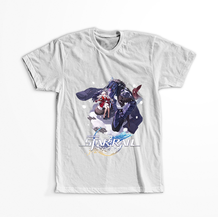 Koszulka Czarna - Honkai Star Rail - Clara WYBIERZ KOLOR KOSZULKI I FASON