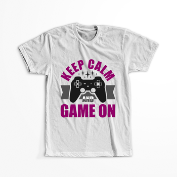 Koszulka  Keep calm and game on WYBIERZ KOLOR KOSZULKI I FASON