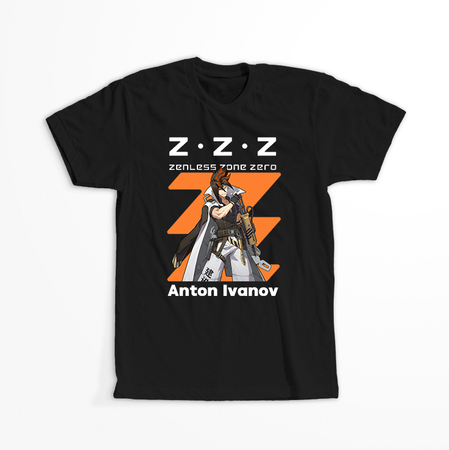 Koszulka Czarna - Zenless Zone Zero - WYBIERZ KOLOR KOSZULKI I FASON