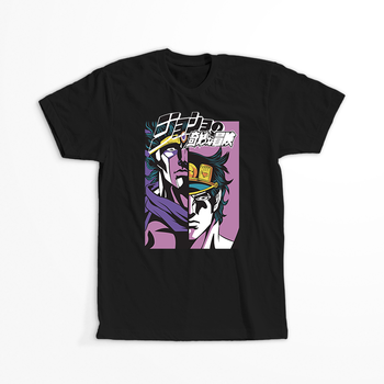 Koszulka Czarna JOJO's Bizarre Adventure - WYBIERZ KOLOR KOSZULKI I FASON