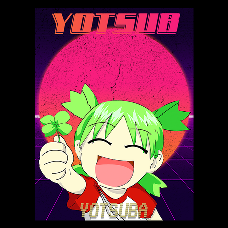 Koszulka Czarna Yotsuba! WYBIERZ KOLOR KOSZULKI I FASON