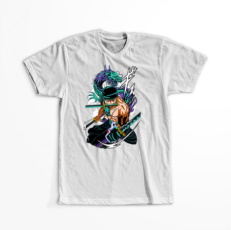 Koszulka Biała One Piece - WYBIERZ KOLOR KOSZULKI I FASON