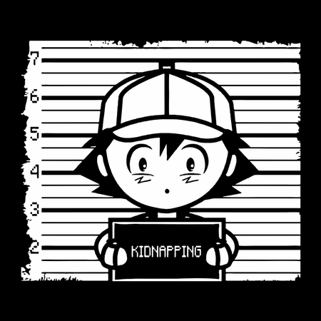 Koszulka Czarna - Pokemon - WYBIERZ KOLOR KOSZULKI I FASON