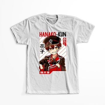 Koszulka Biała - Toilet-bound Hanako-kun - WYBIERZ KOLOR KOSZULKI I FASON