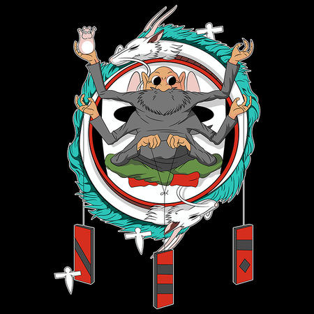 Koszulka Biała - Spirited Away / W krainie bogów - WYBIERZ KOLOR KOSZULKI I FASON