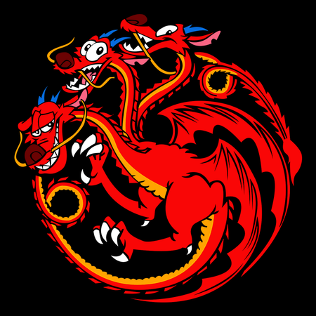 Koszulka Biała - Gra o tron / Game of thrones & Mulan - WYBIERZ KOLOR KOSZULKI I FASON