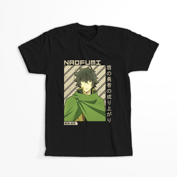 Koszulka Czarna - The Rising of the Shield Hero - WYBIERZ KOLOR KOSZULKI I FASON