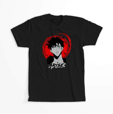 Koszulka Czarna - Solo Leveling  - WYBIERZ KOLOR KOSZULKI I FASON