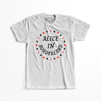 Koszulka Biała Alice in Borderland - WYBIERZ KOLOR KOSZULKI I FASON