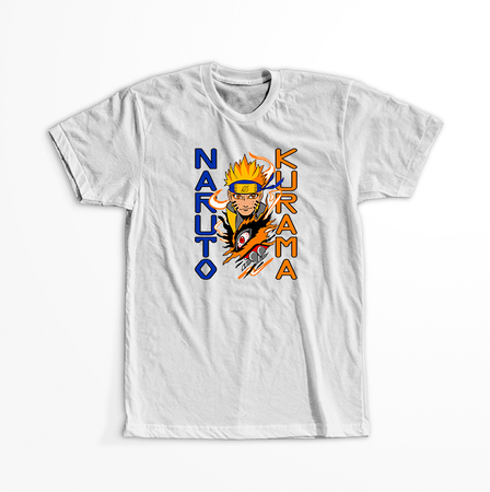 Koszulka Biała Naruto / Boruto - WYBIERZ KOLOR KOSZULKI I FASON