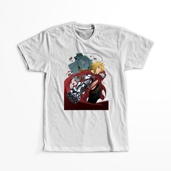 Koszulka Biała Fullmetal Alchemist - WYBIERZ KOLOR KOSZULKI I FASON