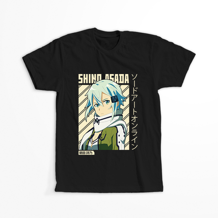 Koszulka Czarna Sword Art Online WYBIERZ KOLOR KOSZULKI I FASON