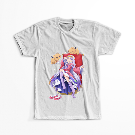 Koszulka Biała Maoujou de Oyasumi - WYBIERZ KOLOR KOSZULKI I FASON