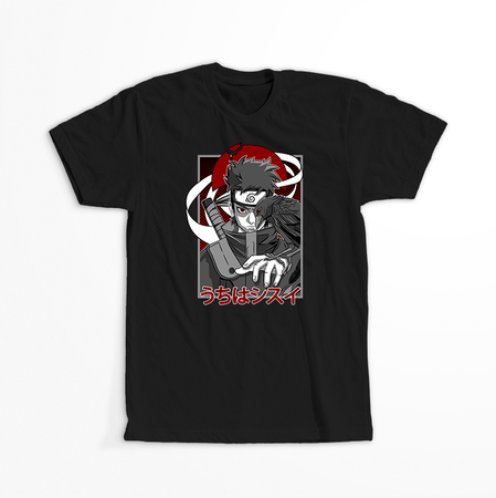 Koszulka Czarna Naruto / Boruto - WYBIERZ KOLOR KOSZULKI I FASON