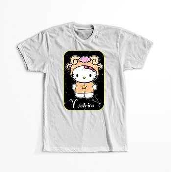Koszulka Biała - Hello Kitty - WYBIERZ KOLOR KOSZULKI I FASON