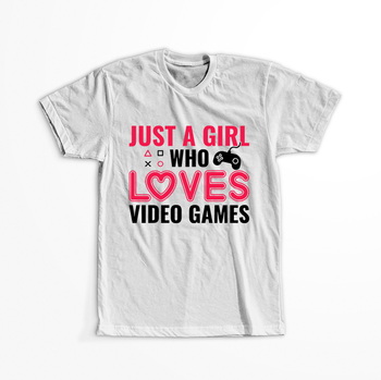 Koszulka Just a Girl WYBIERZ KOLOR KOSZULKI I FASON