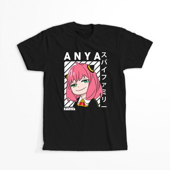 Koszulka Czarna Spy X Family - WYBIERZ KOLOR KOSZULKI I FASON