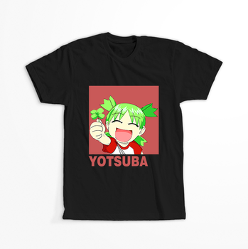 Koszulka Czarna Yotsuba! WYBIERZ KOLOR KOSZULKI I FASON
