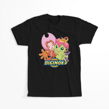 Koszulka Czarna - Digimon - WYBIERZ KOLOR KOSZULKI I FASON