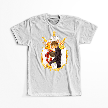 Koszulka Biała Death Note - WYBIERZ KOLOR KOSZULKI I FASON