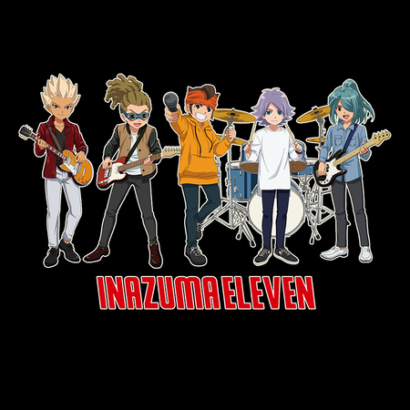 Koszulka Czarna - Inazuma Eleven- WYBIERZ KOLOR KOSZULKI I FASON