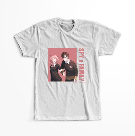 Koszulka Biała Spy X Family - WYBIERZ KOLOR KOSZULKI I FASON