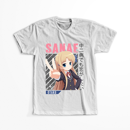 Koszulka Biała Chuunibyou demo Koi ga Shitai! / Love, Chunibyo & Other Delusions! - WYBIERZ KOLOR KOSZULKI I FASON