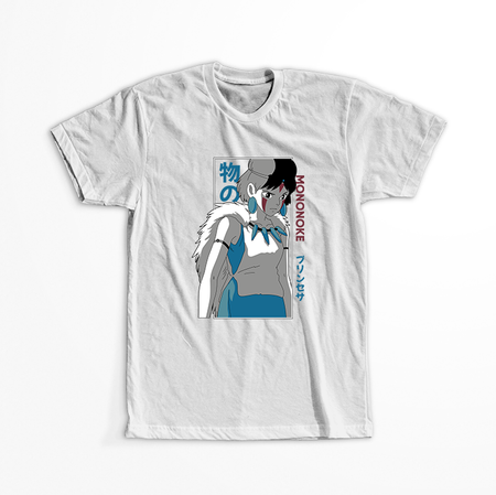 Koszulka Biała - Princess Mononoke - WYBIERZ KOLOR KOSZULKI I FASON