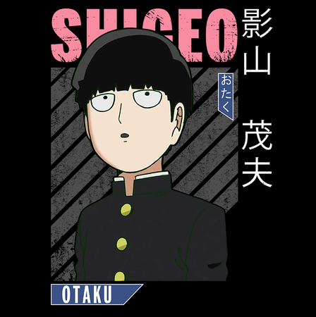 Koszulka Czarna Mob Psycho 100 WYBIERZ KOLOR KOSZULKI I FASON