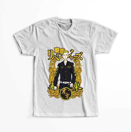 Koszulka Biała Tokyo Revengers WYBIERZ KOLOR KOSZULKI I FASON