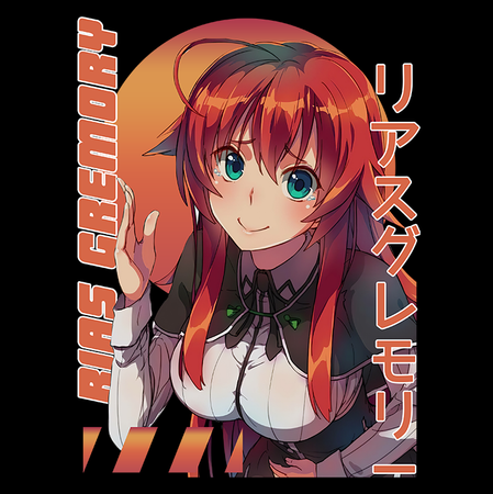 Koszulka Biała Highschool DxD - WYBIERZ KOLOR KOSZULKI I FASON