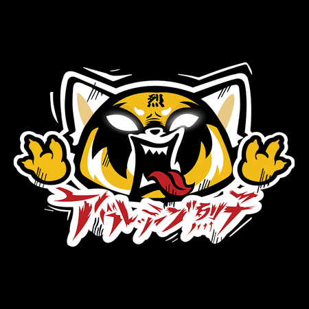 Koszulka Czarna - Aggretsuko - WYBIERZ KOLOR KOSZULKI I FASON