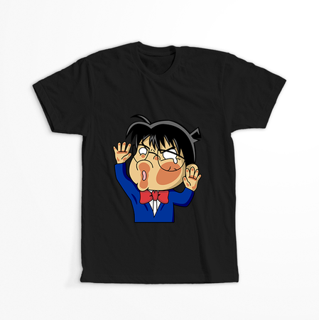 Koszulka Czarna Detective Conan WYBIERZ KOLOR KOSZULKI I FASON