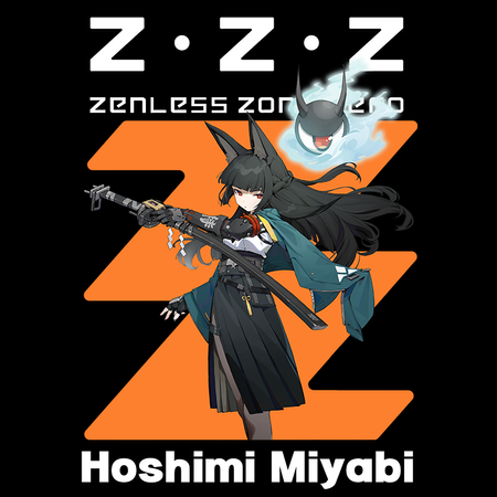 Koszulka Czarna - Zenless Zone Zero - WYBIERZ KOLOR KOSZULKI I FASON